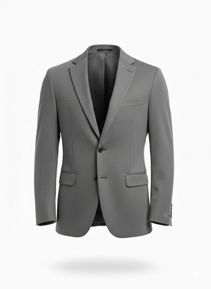 Gray Casual Blazer