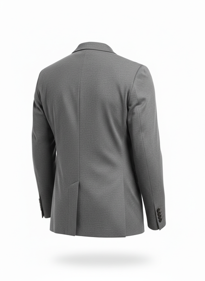 Gray Casual Blazer