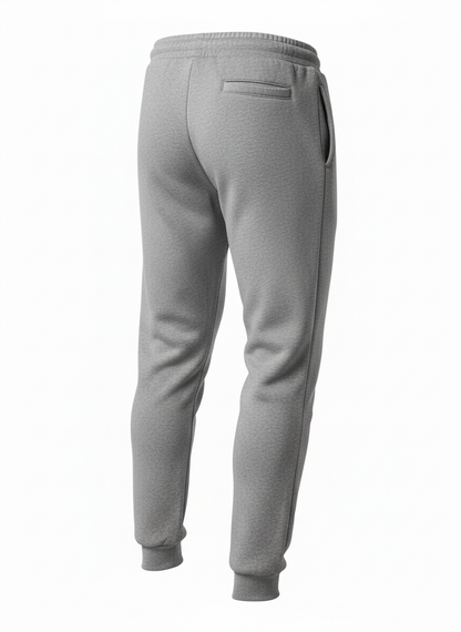 Gray Tapered Athletic Sweatpants