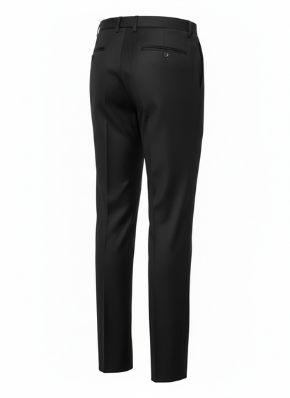 Black Straight Leg Formal Pants