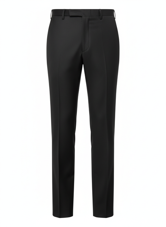 Black Straight Leg Formal Pants