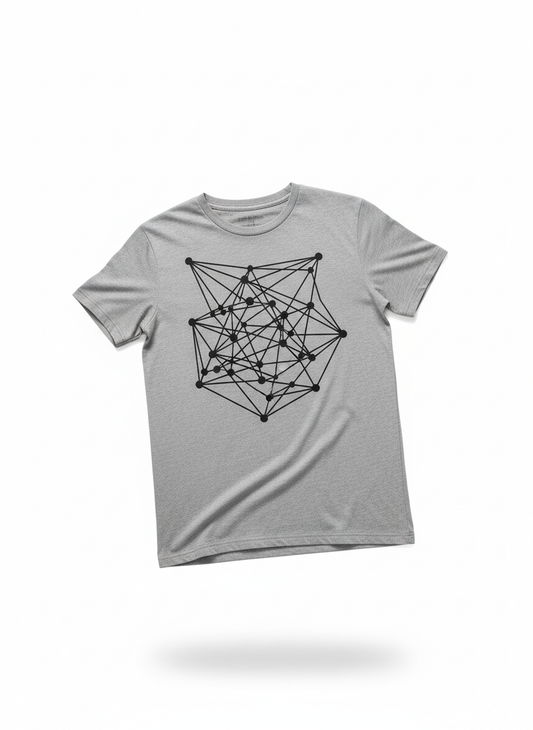 Gray Geometric T-Shirt