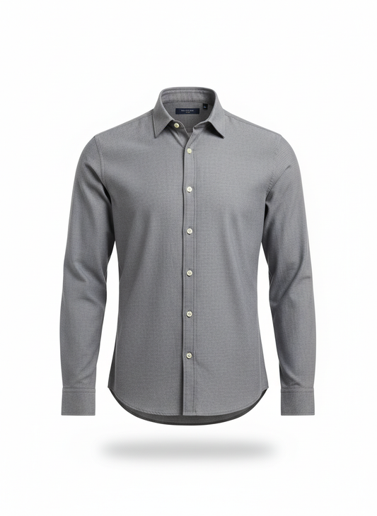 Gray Everyday Casual Shirt